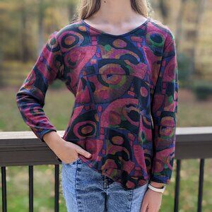 Parsley & Sage Vintage Geometric Long Sleeved Shirt!